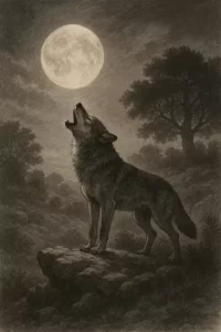 howling-wolf-in-moonshine