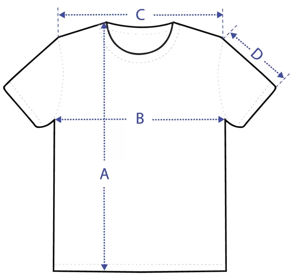 t shirt measurement