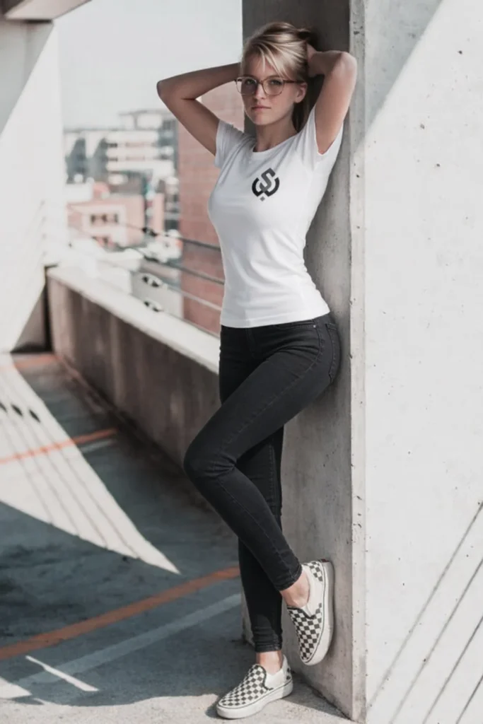symbolwear-woman-against-wall symbolwear woman against wall